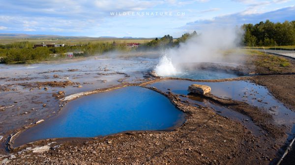 Ausbruch des Strokkur-Geysirs